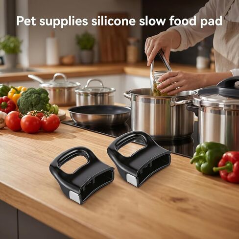 2Pcs Pot Short Side Handle Replacement, Pots Handle Sauce Pot Handles Side Cookware Pot Replacement Handles, Removable Cook Ware Pans Handles with Screw for Pressure Pan Black Type Cooker Steamer in Kuwait