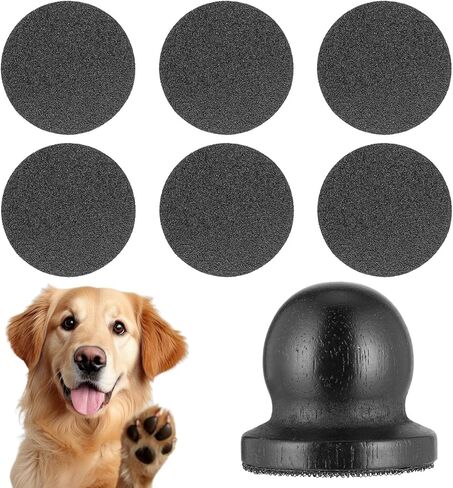 Dog Nail File Dog Scratch Pad Board Safe Easy Cat Nail Tool Smooth Healthy Stress Free Pet File with 6 Pcs Replaceable Sandpaper Filing Disc in Kuwait