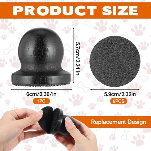 Dog Nail File Dog Scratch Pad Board Safe Easy Cat Nail Tool Smooth Healthy Stress Free Pet File with 6 Pcs Replaceable Sandpaper Filing Disc in Kuwait