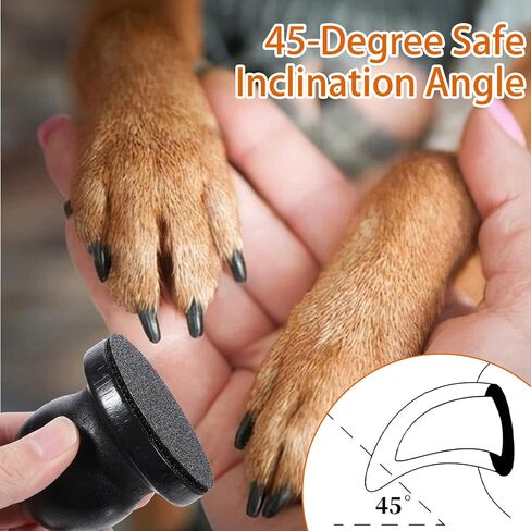 Dog Nail File Dog Scratch Pad Board Safe Easy Cat Nail Tool Smooth Healthy Stress Free Pet File with 6 Pcs Replaceable Sandpaper Filing Disc in Kuwait