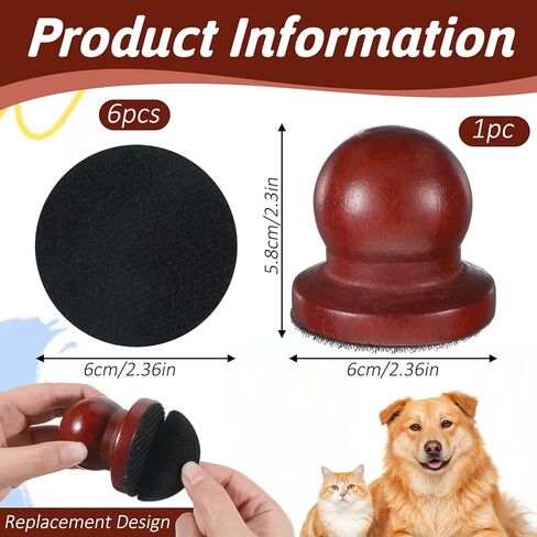 Dog Nail File with 6PCS Replaceable Filing Disc, Nail Scratcher Board for Dog Replacement Nails File Scratch Board Pad Sandpaper Stress Filing Dogs Trainning Accessories for Smooth Dogs and Cats in Kuwait