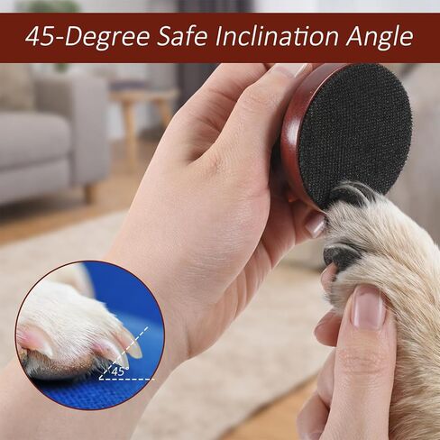 Dog Nail File with 6PCS Replaceable Filing Disc, Nail Scratcher Board for Dog Replacement Nails File Scratch Board Pad Sandpaper Stress Filing Dogs Trainning Accessories for Smooth Dogs and Cats in Kuwait