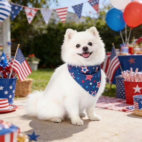 Yookat Dog Bandanas 2PCS وشاح مثلث قابل للعكس قابل للتعديل مناسب للكلاب والقطط الكبيرة والمتوسطة والصغيرة in Kuwait