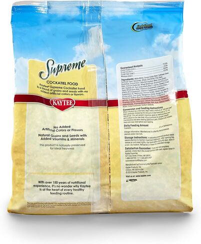 Kaytee Supreme Cockatiel Food 5 lb in Kuwait