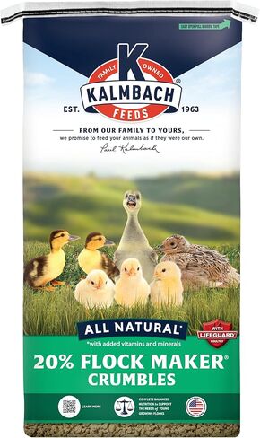 Kalmbach Feeds 20% Flock Maker Crumbles for Mixed Flocks of Poultry, 50 lb in Kuwait