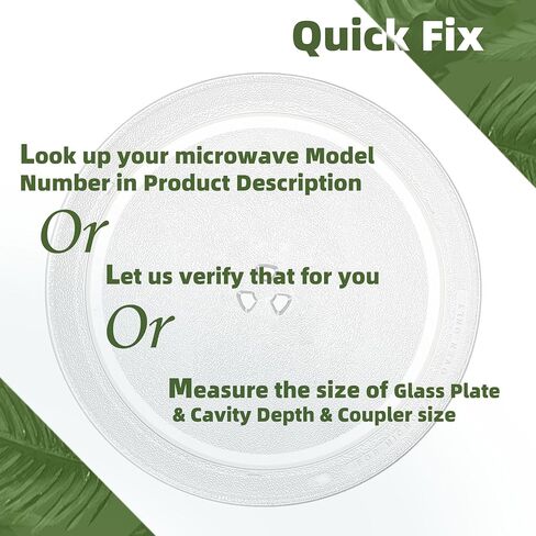 12.75" Microwave Plate Replacement for 441X335A10 Daewoo Microwave Plate, Sharp 9KC441X335A10 and GE Microwave Glass Plate WB49X10079 WB39X0082 5304522813 12 3/4 inch Frigidaire Glass Plate in Kuwait