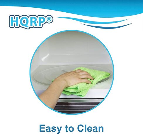 HQRP 12-3/8 inch Glass Turntable Tray Compatible with Frigidaire 5304463314 FFCM1134LS FMCB115GC FMCB115GM Microwave Oven Cooking Plate 315mm in Kuwait