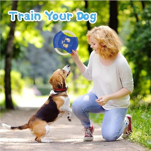 Dog Rope Toys for Small Dogs Aggressive Chewers, 100% Natural Cotton, 6 Pack for Fun and Teeth Cleaning Chew Tug of War Interactive Training Rope Toys for Puppy to Small Dogs in Kuwait
