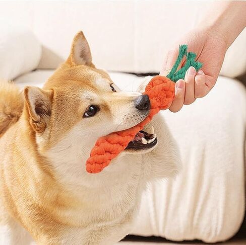 Dog Rope Toys for Small Dogs Aggressive Chewers, 100% Natural Cotton, 6 Pack for Fun and Teeth Cleaning Chew Tug of War Interactive Training Rope Toys for Puppy to Small Dogs in Kuwait