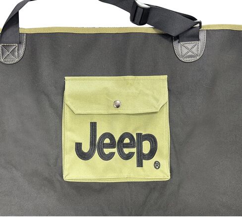 Jeep Vehicle Seat Protector for Dogs and Pets (Charcoal Black) Adjustable Seat Cover - Durable Protection Waterproof Design (58 x 23 x 18.5 inch) in Kuwait