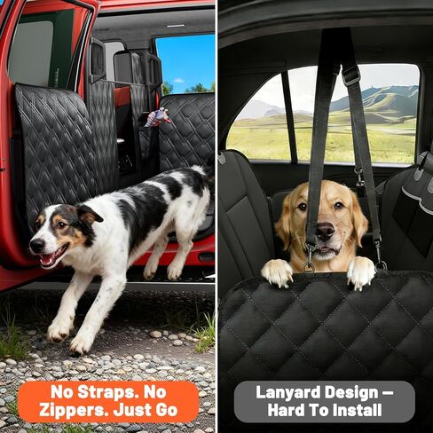 أرجوحة كلب Surfcabin Floor XL للشاحنة، غطاء مقعد للحيوانات الأليفة للشاحنات المقاومة للماء مع حماية للباب، موسع مقعد خلفي قوي للكلاب متوافق مع شاحنات كابينة الطاقم كاملة الحجم مثل F150، GMC والمزيد in Kuwait