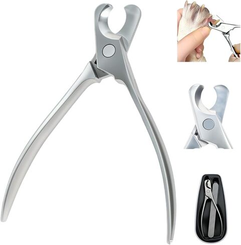 Heavy Duty Large Dog Nail Clippers for Thick Nails - Professional Nail Trimmer for Big Dogs with Safety Guard, Sturdy Stainless Steel Claw Cutter in Kuwait