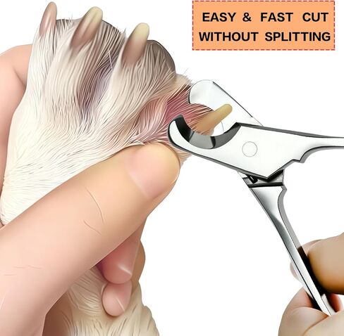 Heavy Duty Large Dog Nail Clippers for Thick Nails - Professional Nail Trimmer for Big Dogs with Safety Guard, Sturdy Stainless Steel Claw Cutter in Kuwait
