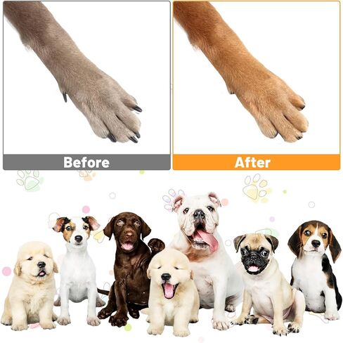 Wooden Dog Nail File, Dog Scratch Board for Nails with 6 Pcs Replaceable Sandpaper, Silent Grooming Tool for Puppies and Dogs, Gentle Filing Without Noise (Boxed) in Kuwait
