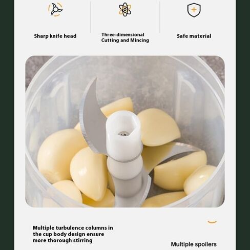 Mini Hand Crank Vegetable Chopper, Handheld Food Chopper, Garlic Chopper, Quick Manual Vegetable Processor for Onion, Garlic, Salad, Salsa, Fruit (green) in Saudi Arabia