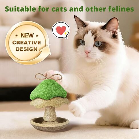 Catnip Toys, Catnip Toys for Cats, Tree-Shaped Cat Interactive Toy, Cat Toy for Bored Indoor Adult Cats, Suitable for Felines in Kuwait