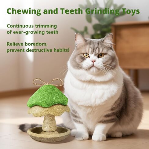 Catnip Toys, Catnip Toys for Cats, Tree-Shaped Cat Interactive Toy, Cat Toy for Bored Indoor Adult Cats, Suitable for Felines in Kuwait