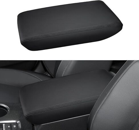 INTGET Car Center Console Armrest Cover for Honda Civic Accessories 2022 2023 2024 Sedan Hatchback Leather Interior Arm Rest Cover Console Lid Protector Seat Elbow (Black) in Saudi Arabia