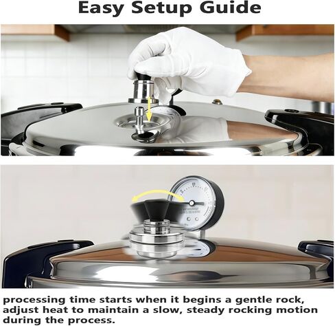 3-Piece Pressure Regulator, Pressure Canner Regulator 5-10-15lb Replacement for kilogorge.Pressure Canner Parts for 24qt. in Kuwait