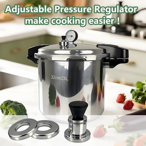 3-Piece Pressure Regulator, Pressure Canner Regulator 5-10-15lb Replacement for kilogorge.Pressure Canner Parts for 24qt. in Kuwait
