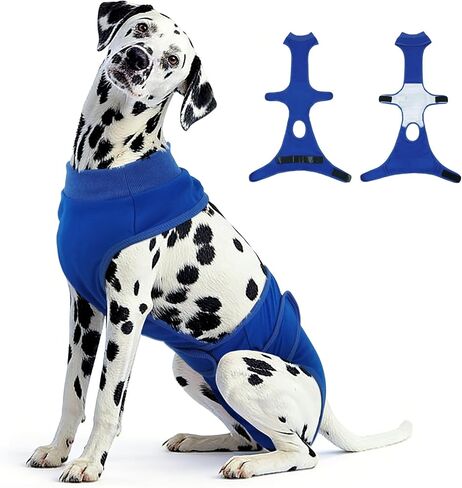 حفاضات للكلاب أنثى ذكر، حفاضات قابلة للغسل وإعادة الاستخدام وأشرطة البطن، ضمادات جروح البطن قابلة للتعديل لدورات الحرارة وسلس البول، بعد الجراحة، مضادة للتحرش أو الكلاب الكبيرة in Kuwait