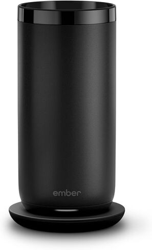 Ember Smart Tumbler - كوب قهوة ساخن يتم التحكم فيه عن طريق التطبيق، كوب من الفولاذ المقاوم للصدأ، أسود 16 أونصة، بطارية تدوم 3 ساعات in Kuwait
