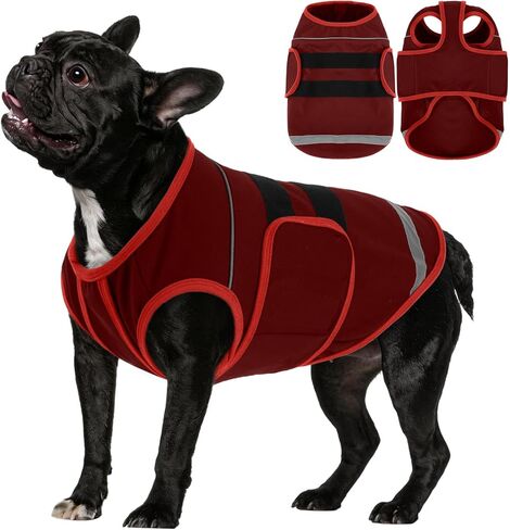 IDOMIK Dog Anxiety Vest, Adjustable Thunder Jacket for Dogs Anxiety Relief, Soft Dog Calming Shirt for Thunderstorms, Fireworks, Vet Visit & Separation - Suitable for Small Medium Large Dogs,Blue,M in Saudi Arabia