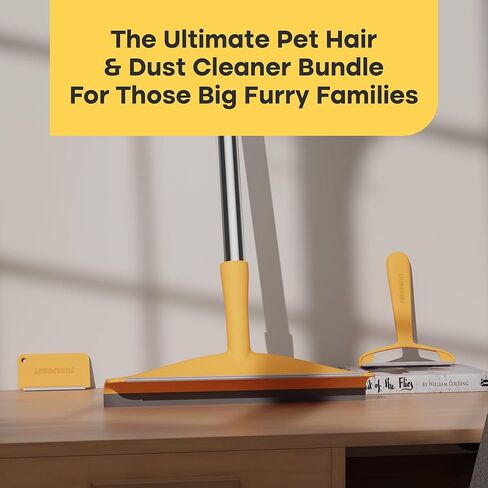Bundle - Including Xtra, Pro & Mini - Dog Hair Remover and Carpet Scraper Models - Perfect for Couch, Clothes & Rugs - Gets Every Hair! - Value Brand by Uproot Cleaner Pro Pet Hair Remover in Kuwait