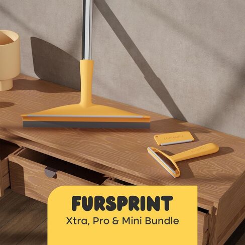 Bundle - Including Xtra, Pro & Mini - Dog Hair Remover and Carpet Scraper Models - Perfect for Couch, Clothes & Rugs - Gets Every Hair! - Value Brand by Uproot Cleaner Pro Pet Hair Remover in Kuwait