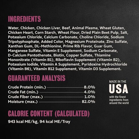 Cesar Filets in Gravy Adult Wet Dog Food Prime Rib Flavor, 3.5 oz. Easy Peel Dog Food Tray in Kuwait