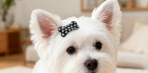 6Pcs Mini Bone Dog Hair Clips,Black Pet Hair Accessories Dog Barrette Small Snap Hair Clips Pet Hair Barrettes in Kuwait