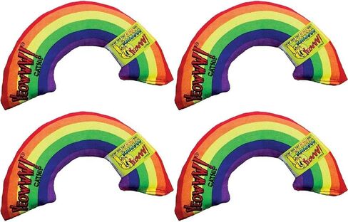 Yeowww! Catnip Rainbow 4 Pack | Pure Organic Leaf and Flowertop Blend | Cat Toy in Kuwait