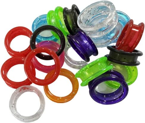 80 Pcs Silicone Finger Rings for Scissors, Reusable Thumb Insert Protection Sleeves, Pet Grooming Scissors Accessories, Barber Grips for Dog Hair Cutting(Assorted Colors) in Kuwait