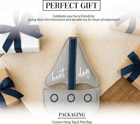 Pavilion Gift Company - Boat Dog - Dog Toy On Rope Tug of War Puppy Doggy K9 Lover Parent Boating Outdoor Gift in Kuwait