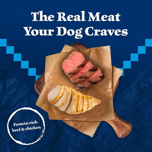 Blue Buffalo Wilderness Beef and Chicken Grill and Wolf Creek Stew Hearty Beef in Gravy Adult Dog Wet Food, 12.5 oz. Cans, 6 Count Variety Pack in Kuwait