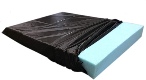 سرير Dogbed4less عالي الكثافة مصنوع من الجل الصلب ذو الذاكرة الإسفنجية للكلاب الأليفة + غطاء داخلي مقاوم للماء (34 × 27 × 3 بوصة) in Kuwait