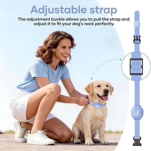 Shock Collar for Small Dogs - 4200FT Dog Training Collar with Remote for 5-30lbs Mini Small Dogs, IPX8-Waterproof Rechargeable E-Collar with Beep (1-9), Vibration(1-3), Safe Shock(0-16)(Blue) in Kuwait