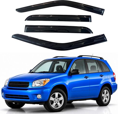 Window Visor Compatible with Toyota RAV4 2006-2012, Rain Guard Tape-On Extra Durable Sun Wind Air Side Vent Window Deflector, 2006 2007 2008 2009 2010 2011 2012 in Saudi Arabia