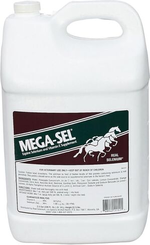 599840 Mega-Sel Liquid Formula for Horses, 2.5 Gallon in Kuwait