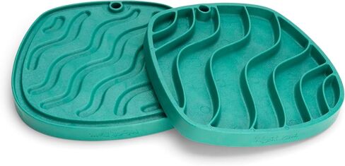 West Paw Seaflex Bubbles Feast Mat – All-in-One, Slow Feeder, Lick Mat – Encourages Foraging & Food Exploration - Engages Picky Eaters & Slow Feeding - Versatile – Easy to Clean, Non-Toxic -Periwinkle in Saudi Arabia