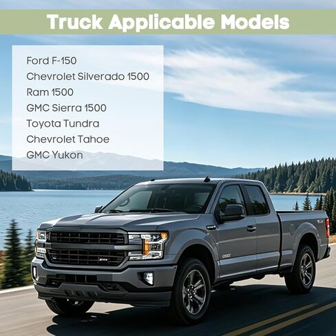 غطاء مقعد سيارة للكلاب للشاحنات، غطاء مقعد خلفي عالي التحمل لسيارة Ford F150/Chevrolet Silverado 1500/Ram 1500/GMC Sierra 1500، غطاء مقعد خلفي مضاد للماء للحيوانات الأليفة للكلاب in Kuwait