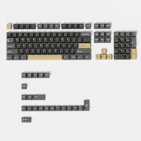 Glacier Blue PBT Dyed Sublimated Cherry Profile Keycaps Full Set for Mechanical Keyboards Compatible with 60%/65%/75%/80%/96%/100% Keyboard Layout (Ice Blue) in Saudi Arabia