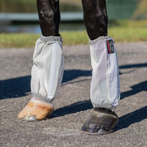 Schneiders Dura-Mesh II Non-Fitted Horse Fly Boots | Set of 4 | Protection & Durability | 1000D Mesh | 70% UV Shielding in Kuwait