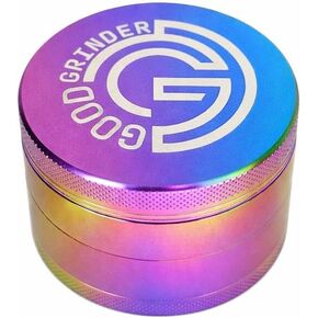 مطحنة توابل GOODGRINDER 4 قطع، مطحنة توابل يدوية 50 مم × 1.65 بوصة، غطاء مغناطيسي، سبيكة زنك شديدة التحمل، سهلة الإمساك، أداة مطبخ محمولة مدمجة، (قوس قزح) in Kuwait
