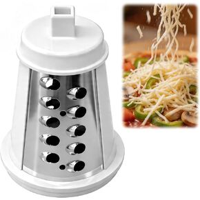 Shred Cone Replacement Compatible with Presto Salad Shooter 02910 & 02980, Cheese and Vegetable Shredder Attachment, Stainless Steel Drum with Durable Plastic Base for Pizza, Salads, Tacos in Kuwait