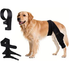 Dog Knee Brace for Torn ACL CCL Hind Leg Support, Dog Leg Braces for Back Leg with Side Stabilizers, Adjustable Dog Acl Brace Hind Leg for Arthritis Relief, Recovery (M) in Kuwait