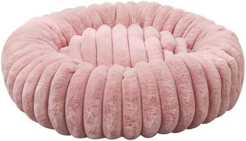 Cat Bed, Dog Bed, Plush pet Bed, Round Shape in Kuwait