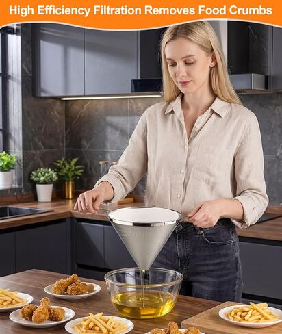 Cooking Oil Filter 25 Pack, 10 Inch Fryer Oil Filter, Maple Syrup Filter, Non Woven Frying Oil Filter for Crumbs, Sediment, Frying Oil, Maple Syrup, Grease & Beeswax, Fits Restaurant, Cafe, Food Truck in Saudi Arabia