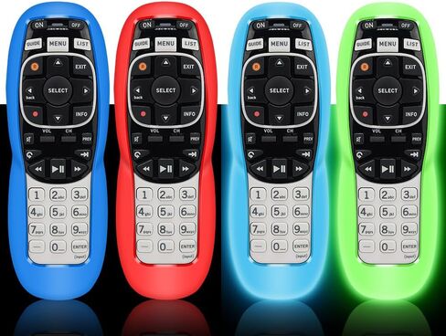 2 عبوة واقية لجهاز التحكم عن بعد DirecTV RC73، غطاء سيليكون مقاوم للصدمات جهاز تحكم عن بعد غطاء جلدي بديل واقي متوافق مع DirecTV RC70، RC70H، RC71، RC71H، RC72، RC73B-Red، أزرق in Kuwait