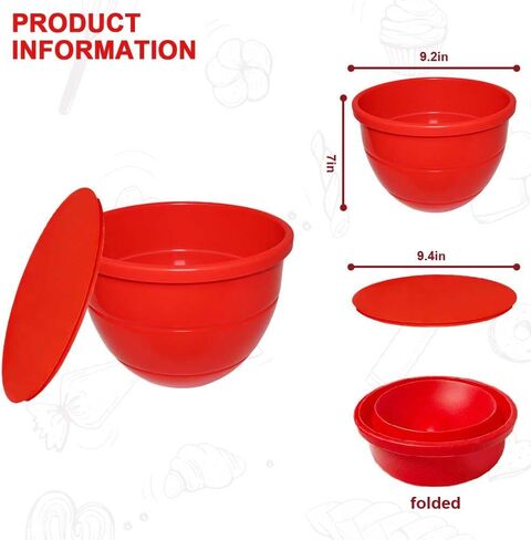 blender accessories and components,3 Pack replacement parts for the blender inner container,5-gallon kitchen blender's silicone inner container, easy to clean(White Red Black) in Kuwait